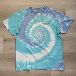 Simply Southern Tye Dye Ocean Large Cotton Visco Girl Tee